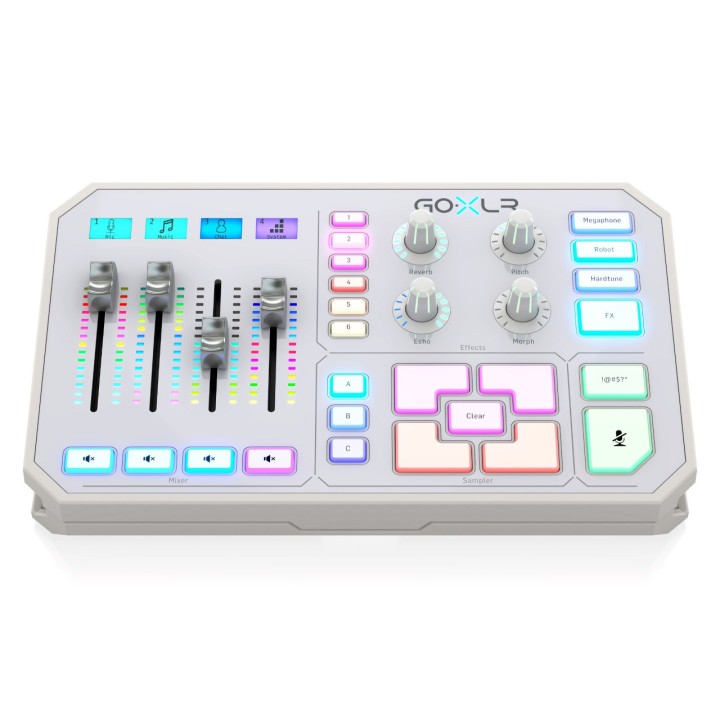 TC Helicon GO XLR-WH - USB mixer audio e interfaccia bianco