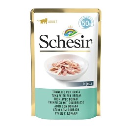 SCHESIR in gelatina Tonno con orata - cibo umido per gatti - 50 g