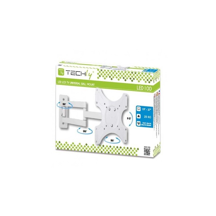 Techly ICA-LCD-2903WH TV supporto 94 cm (37 ) bianco