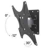 Techly 19-37 Supporto da parete per LED LCD TV inclinabile 1 girevole nero ICA-LCD 2900B