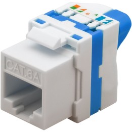 Techly CAT 6a KeyStone RJ45 presa UTP non schermato senza attrezzi IWP-MD C6A/UROTT