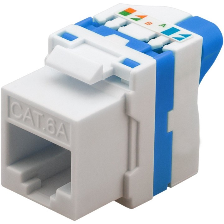 Techly CAT 6a KeyStone RJ45 presa UTP non schermato senza attrezzi IWP-MD C6A/UROTT