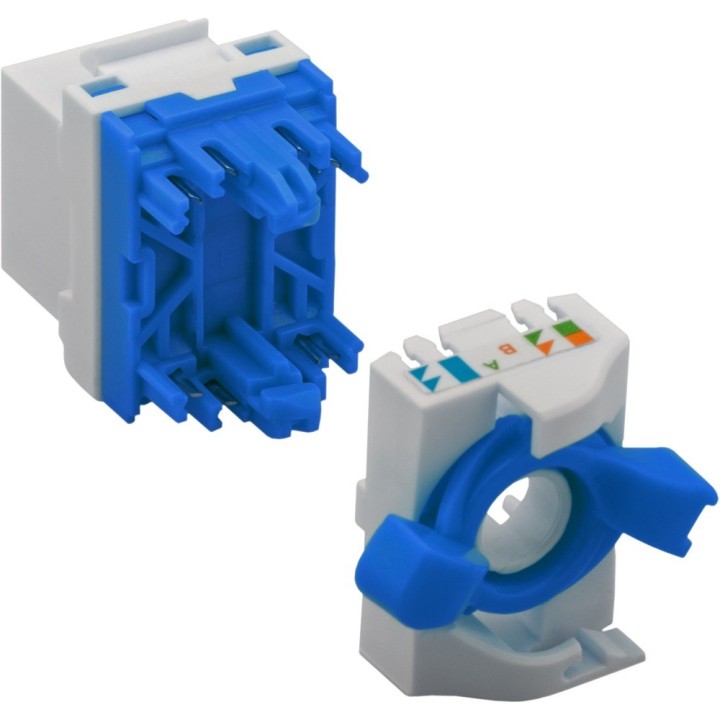 Techly CAT 6a KeyStone RJ45 presa UTP non schermato senza attrezzi IWP-MD C6A/UROTT