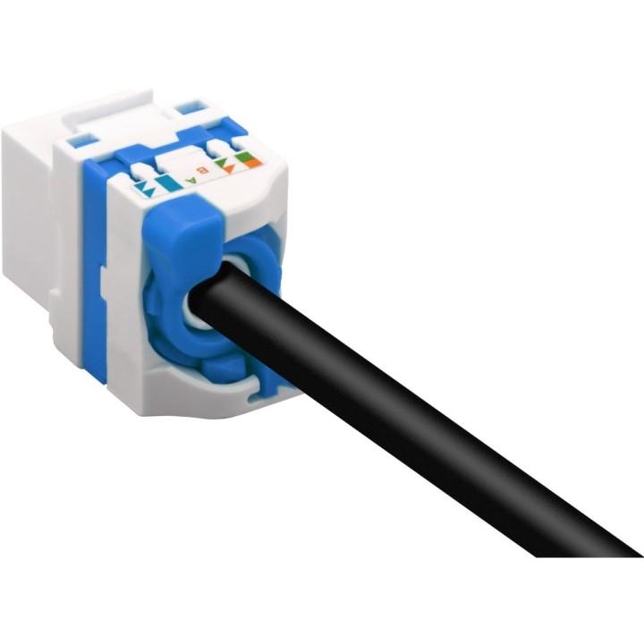 Techly CAT 6a KeyStone RJ45 presa UTP non schermato senza attrezzi IWP-MD C6A/UROTT