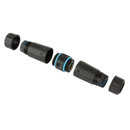 Techly IWP-MD C6-IP68T adattatore genere cavo RJ-45 nero