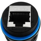 Techly IWP-MD C6-IP68T adattatore genere cavo RJ-45 nero
