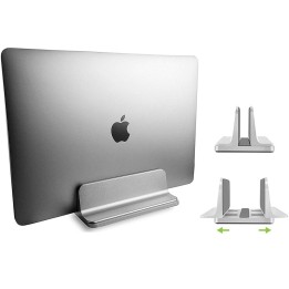 Techly Supporto notebook in alluminio verticale