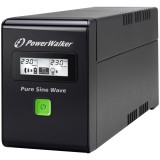 PowerWalker VI 600 SW FR Line-Interactive 0.6 kVA 360 W 2 AC presa(e)