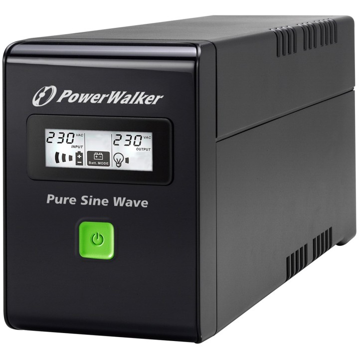 PowerWalker VI 600 SW FR Line-Interactive 0.6 kVA 360 W 2 AC presa(e)