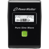 PowerWalker VI 600 SW FR Line-Interactive 0.6 kVA 360 W 2 AC presa(e)