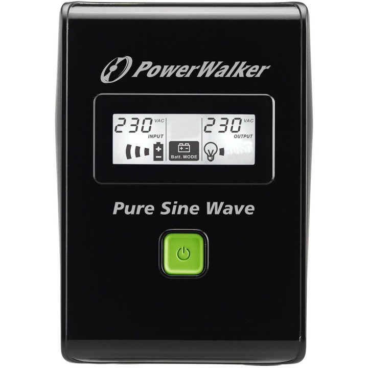 PowerWalker VI 600 SW FR Line-Interactive 0.6 kVA 360 W 2 AC presa(e)