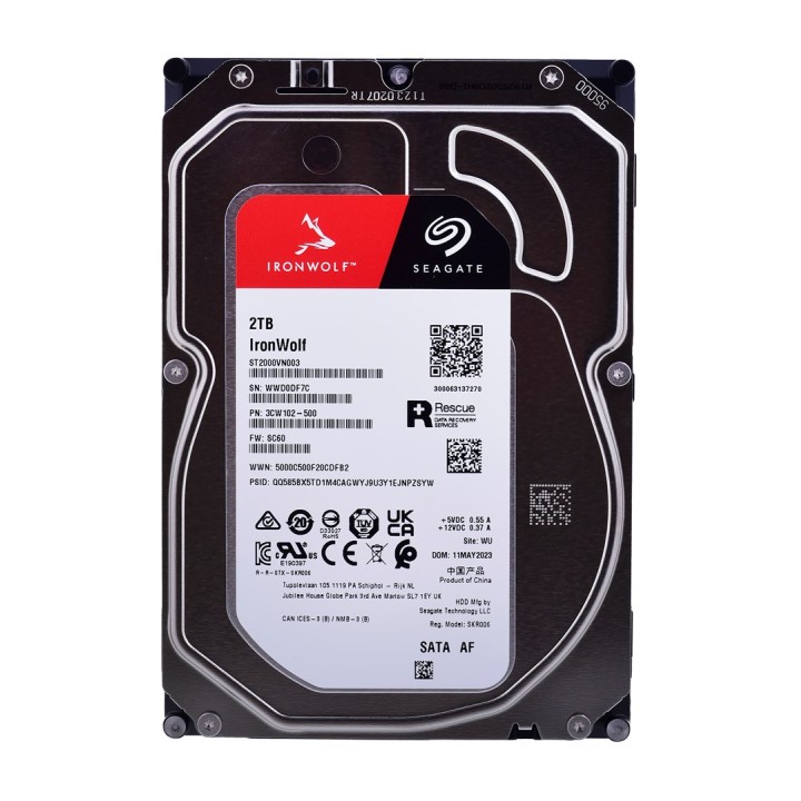 Seagate IronWolf disco rigido interno 2 TB 256 MB 3.5 Serial ATA III (ST2000VN003)