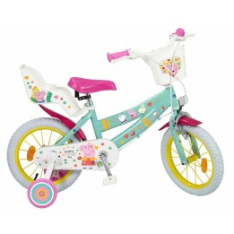 Bicicletta bambini 14 Peppa Pig verde 1498 TOIMSA