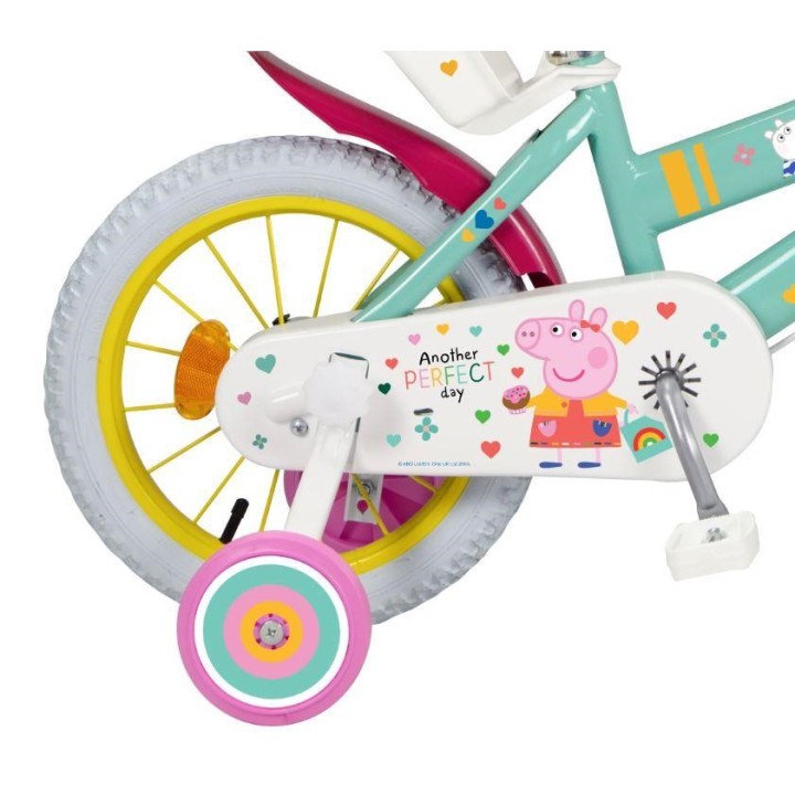 Bicicletta bambini 14 Peppa Pig verde 1498 TOIMSA