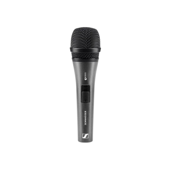 Sennheiser E 835-S - microfono dinamico cardioide vocale con interruttore on-off