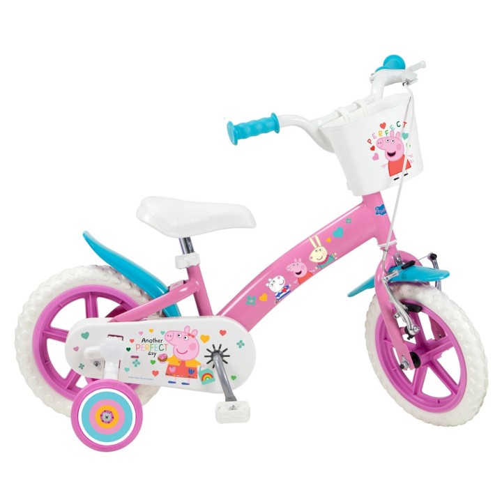 Bicicletta per bambini 12 Peppa Pig rosa 1195 rosa TOIMSA