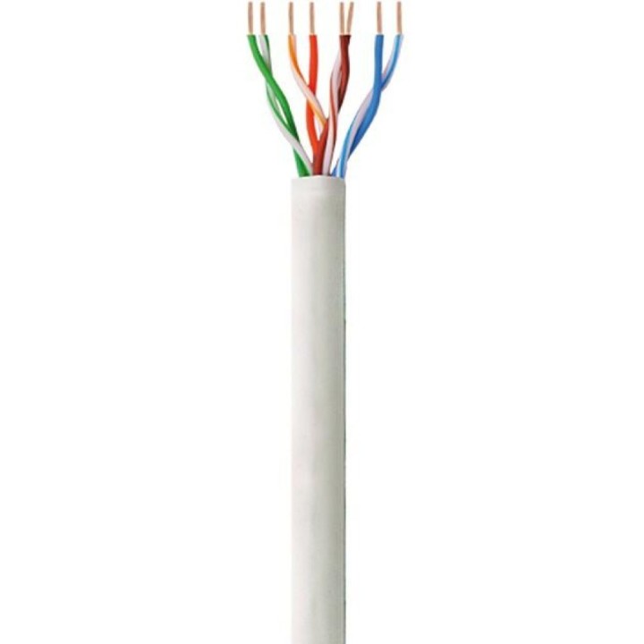 Techly ITP9-FLU-0305 Cavo di rete grigio 305 m Cat6 U/UTP (UTP)