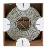 Techly ITP9-FLU-0305 Cavo di rete grigio 305 m Cat6 U/UTP (UTP)