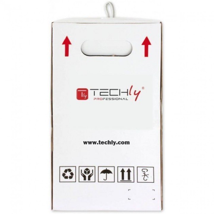 Techly ITP9-FLU-0305 Cavo di rete grigio 305 m Cat6 U/UTP (UTP)