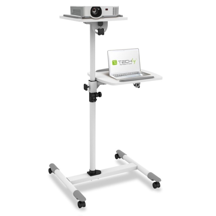 Techly Carrello universale per notebook / proiettore bianco ICA-TB TPM-6