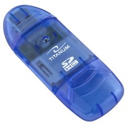 TITANUM TA101B lettore di schede blu USB 2.0