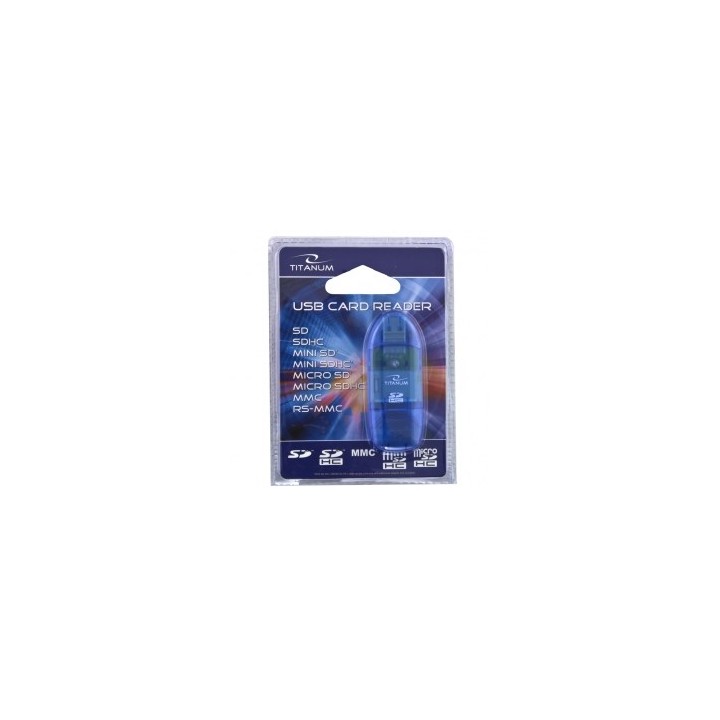 TITANUM TA101B lettore di schede blu USB 2.0