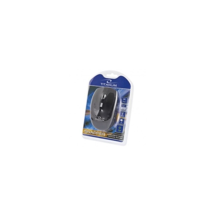 TITANUM TM105K SNAPPER mouse RF wireless ottico 1600 DPI destrorso