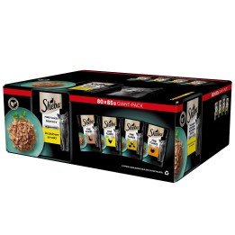 SHEBA Delicacy Aromi di Pollame in gelatina - cibo umido per gatti - 80x 85 g