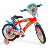 Bicicletta bambini 16 Paw Patrol rosso 1678 NEW TOIMSA