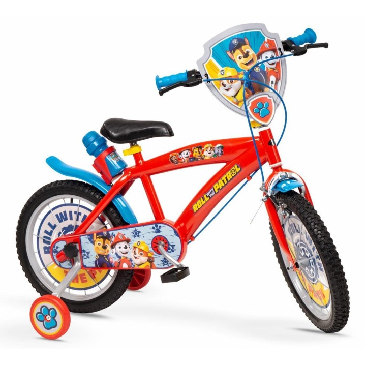 Bicicletta bambini 16 Paw Patrol rosso 1678 NEW TOIMSA