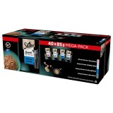 SHEBA Sauce Collection Collezione aromi di pesce - cibo umido per gatti - 40x85 g