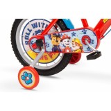 Bicicletta bambini 16 Paw Patrol rosso 1678 NEW TOIMSA