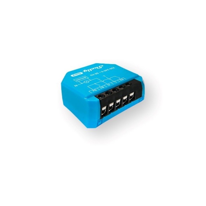 SHELLY 1L Gen3 WiFi relè senza filo neutro