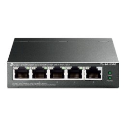 TP-Link Switch Smart Easy Gigabit 5 porte con PoE e 4 porte PoE+