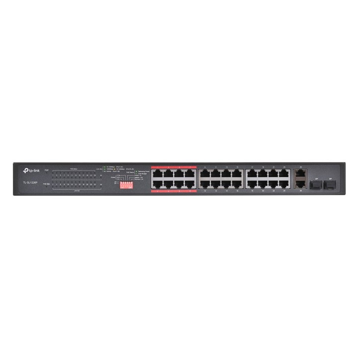 TP-Link Switch PoE+ non gestito Gigabit 2 porte + 10/100Mbps 24 porte