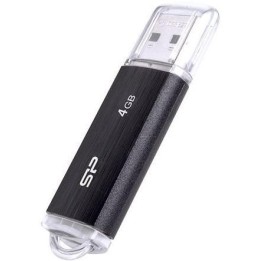 SILICON POWER Ultima U02 Pendrive USB chiavetta USB 4 GB USB 2.0 (SP004GBUF2U02V1K) Nero