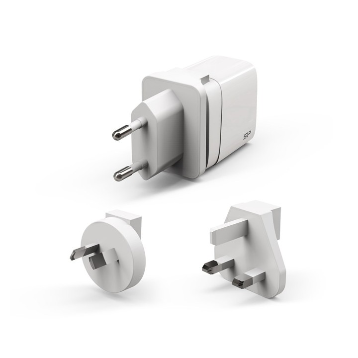 Silicon Power Caricabatterie Boost QM16 universale bianco AC carica veloce uso interno
