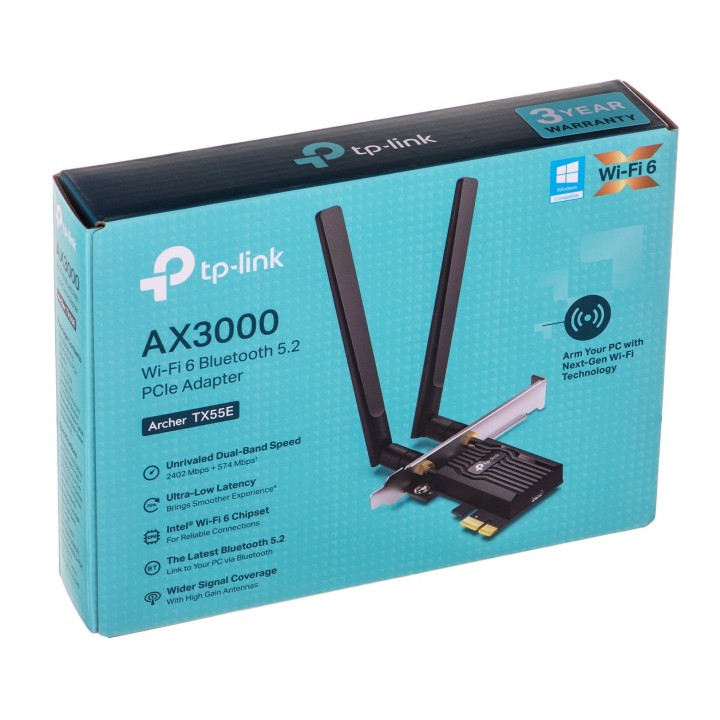TP-Link ARCHER TX55E Scheda di rete WLAN / Bluetooth 2402 Mbit/s