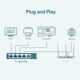 TP-Link Switch Smart Easy Gigabit 5 porte