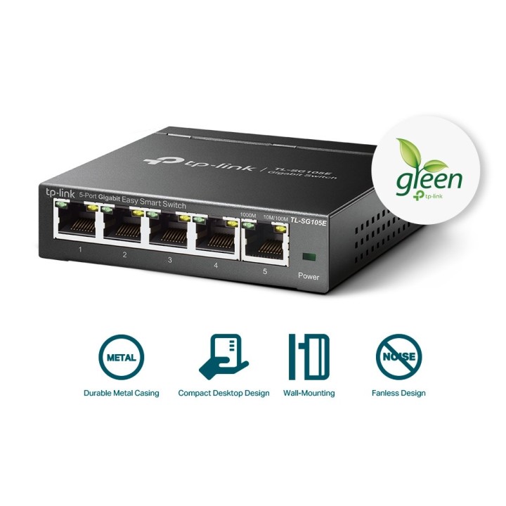 TP-Link Switch Smart Easy Gigabit 5 porte