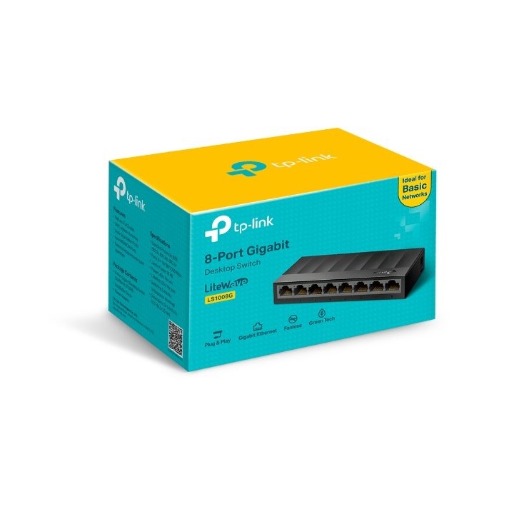 TP-Link Switch di rete da desktop 8 porte 10/100/1000Mbps