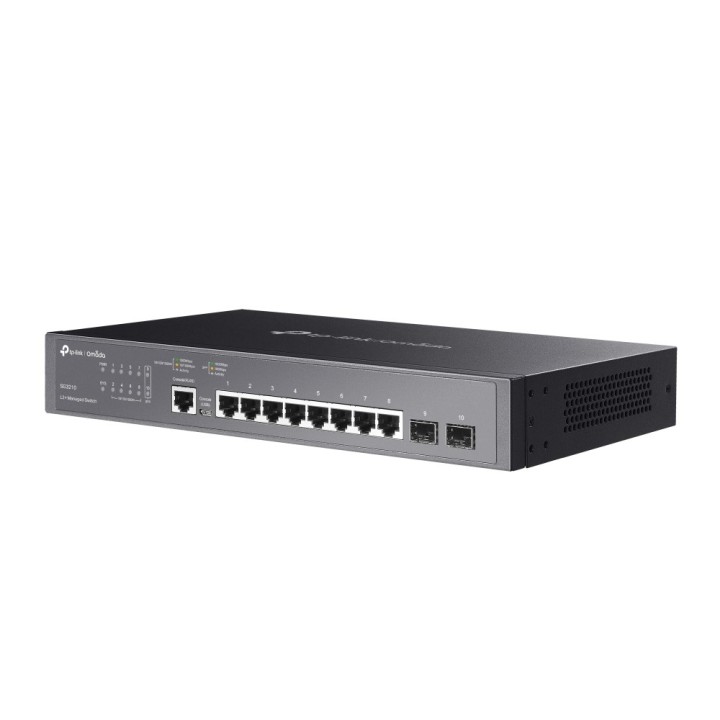 TP-LINK TL-SG3210 Managed L2 Gigabit Ethernet (10/100/1000) Power over Ethernet (PoE) nero