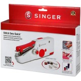 SINGER Stitch Sew Quick Mini macchina per cucire meccanica AA Batteria Bianca