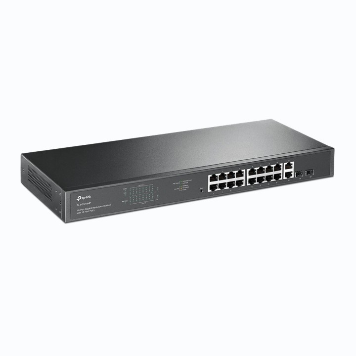 TP-Link Switch Gigabit Rackmount 18 porte con 16 PoE+