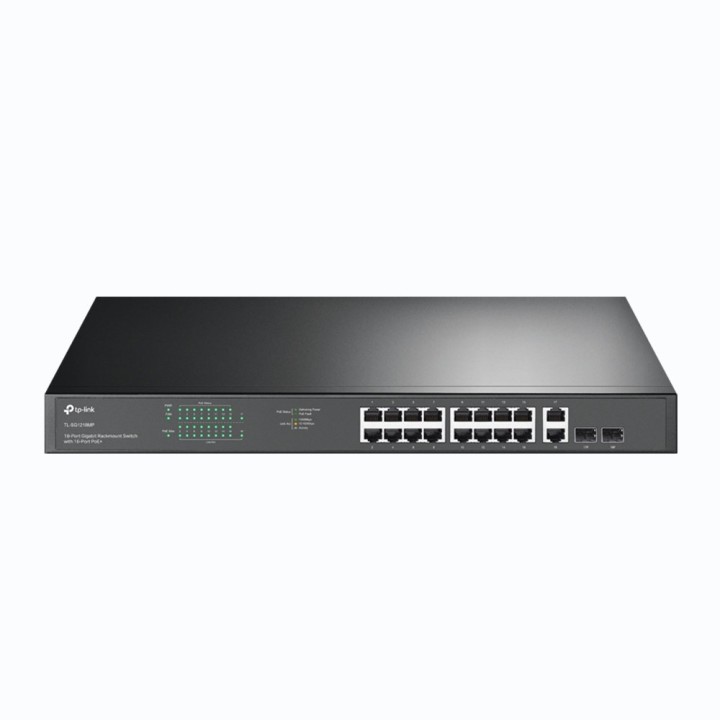 TP-Link Switch Gigabit Rackmount 18 porte con 16 PoE+