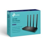 TP-Link Archer C6U router wireless Ethernet Gigabit Dual-band (2.4 GHz / 5 GHz) nero