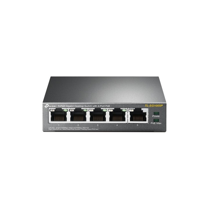 TP-Link Switch Desktop Gigabit 5 porte con PoE e 4 porte
