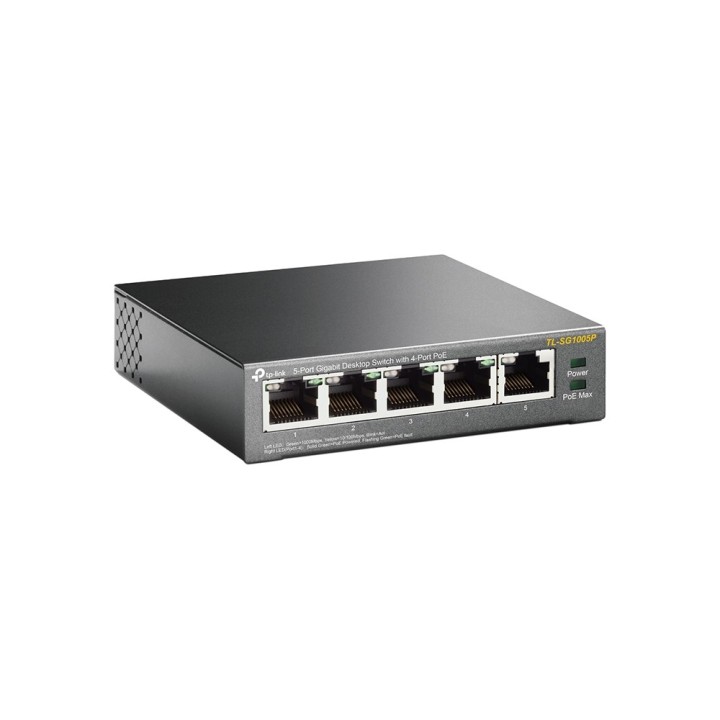 TP-Link Switch Desktop Gigabit 5 porte con PoE e 4 porte