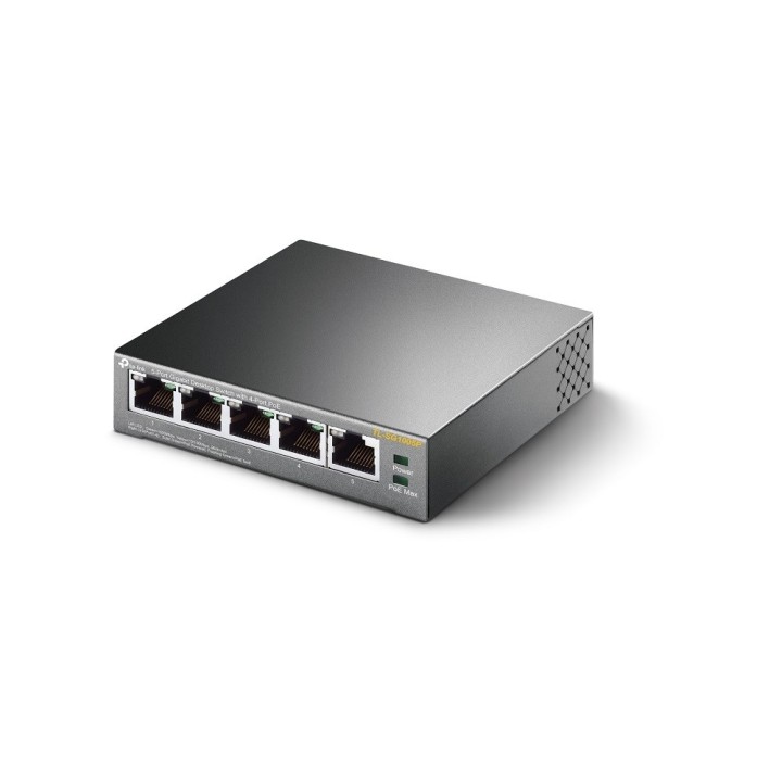 TP-Link Switch Desktop Gigabit 5 porte con PoE e 4 porte