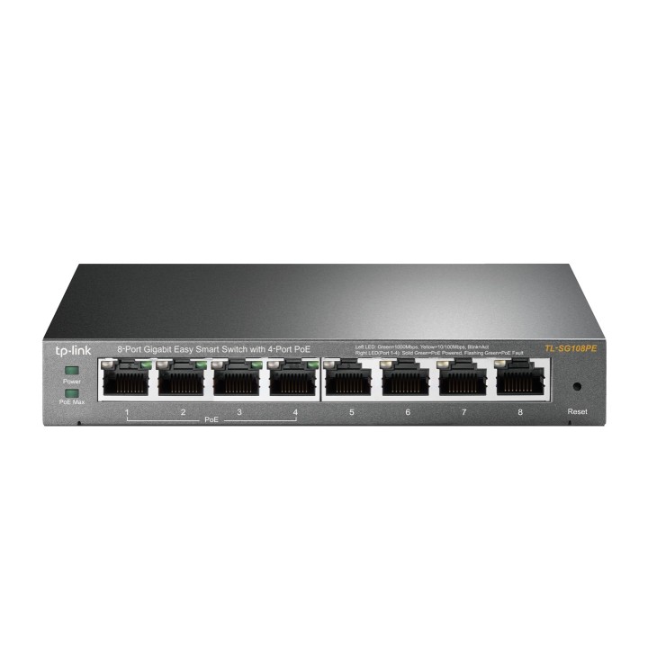 TP-Link Switch Smart Easy Gigabit 8 porte con 4 porte PoE